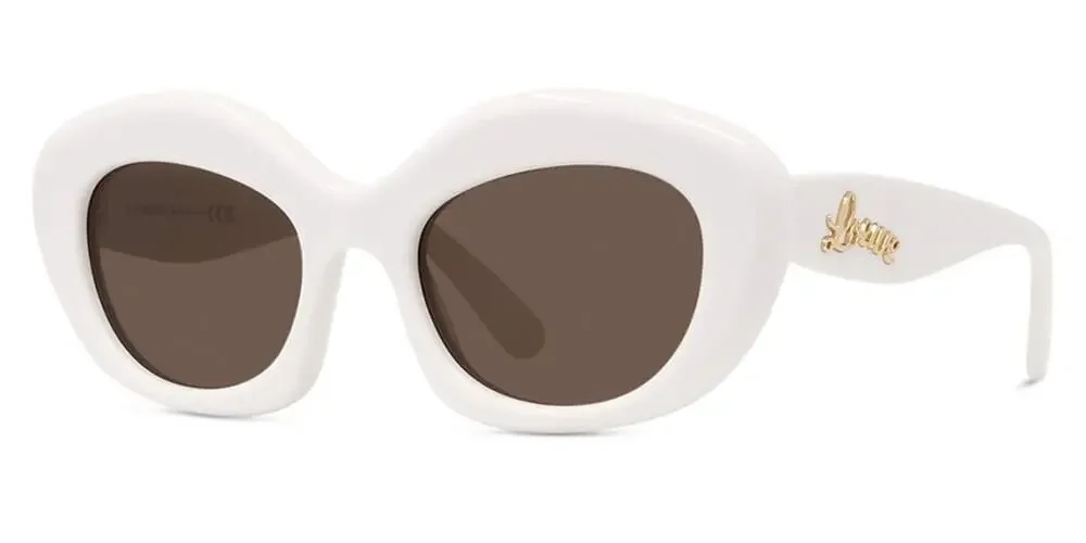 Loewe LW40153I Curvy Sunglasses in White